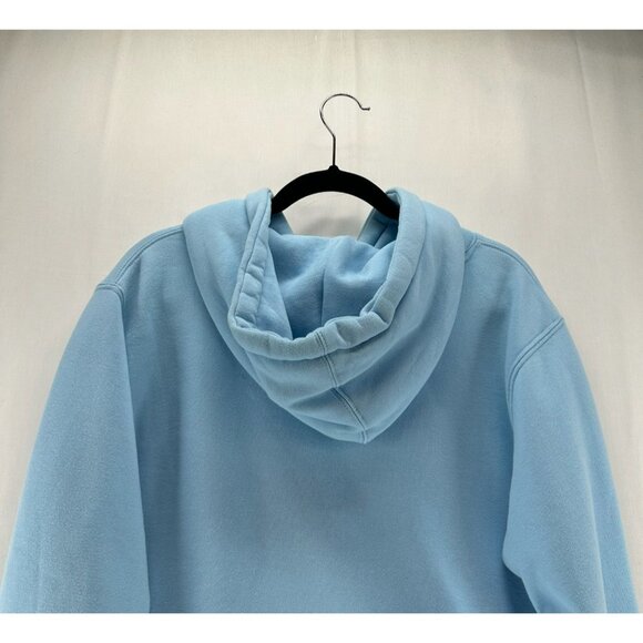 ARTFORM Hoodie Adult Sz S Spellout Embroidered Jumper Pullover Sweatshirt Blue - Picture 5 of 12